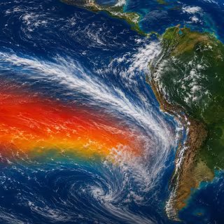 À peine installé, El Niño semble déjà avoir des conséquences sur une partie du monde. © KD, chatGPT